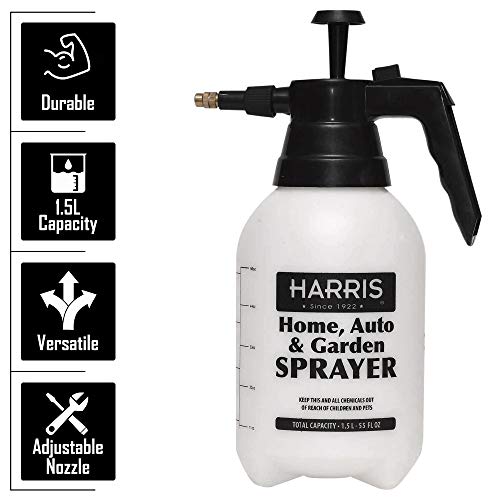 HARRIS Continuous Hand Pump Pressure Sprayer 1.5L for Home, Garden & More