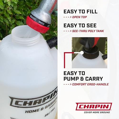 Chapin 16200 2-Gallon USA-Made Garden Pump Sprayer with Ergonomic Handle